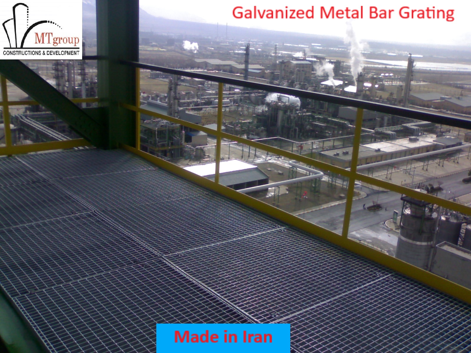 Galvanized Metal bar grating