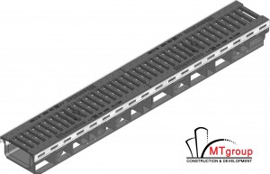 RECYFIX-PLUS-100--class-C-250-Type-80-with-ductile-iron-grating-SW-14-mm--black--locked-Product-representation